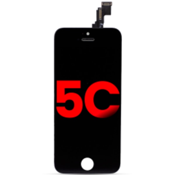 LCD-enhet för iPhone 5C (Eftermarknad Plus: Tianma) (Svart)