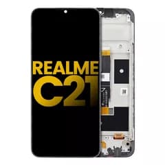 LCD-enhet med ram för Realme C21 (renoverad) (alla färger)