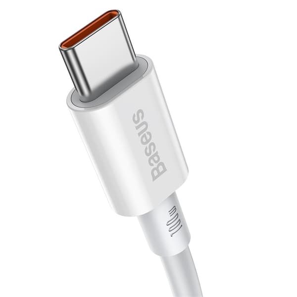 Baseus kabel Superior PD USB-C - USB-C 1,0m vit 100W vit