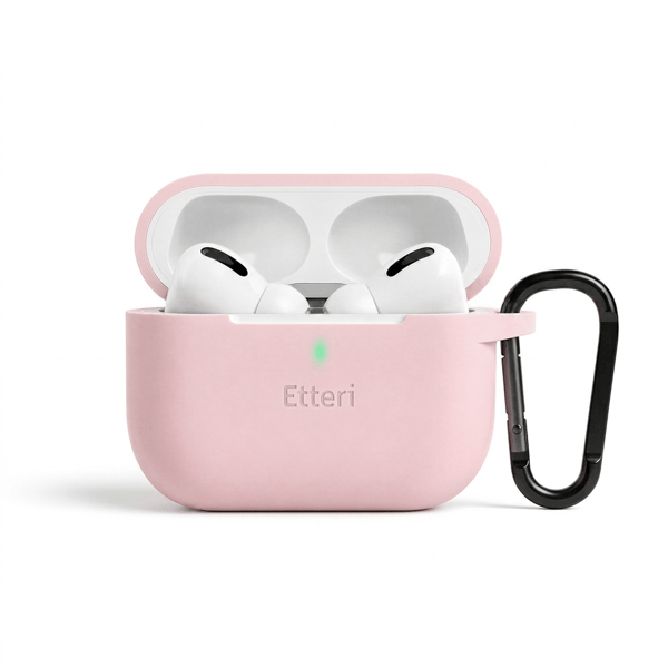 Etteri silikonfodral för AirPods Pro 3 ljusrosa