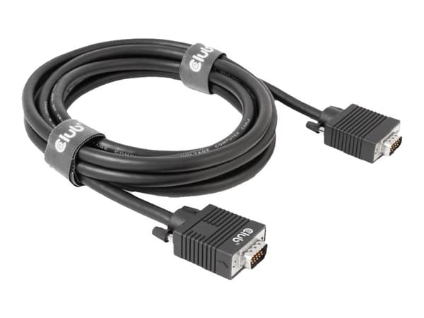 Club 3D VGA-kabel 3m svart svart