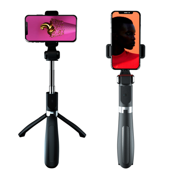 selfie stick stativ  Bluetooth SS08 svart 68cm