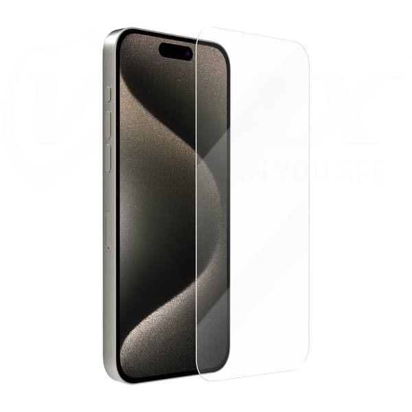 Vmax härdat glas 2,5D Normalt klart glas för iPhone 16 Plus 6,7\"
