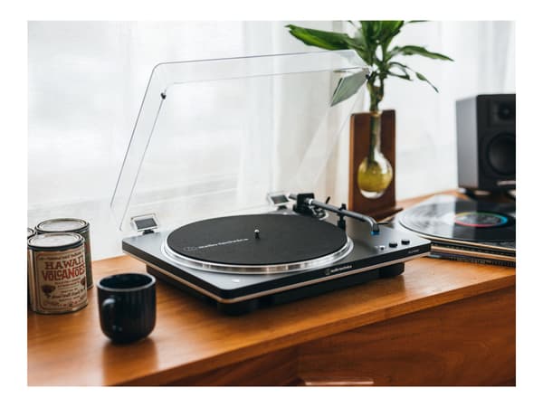 Audio-Technica AT-LP70XBT Pladespiller svart Silver