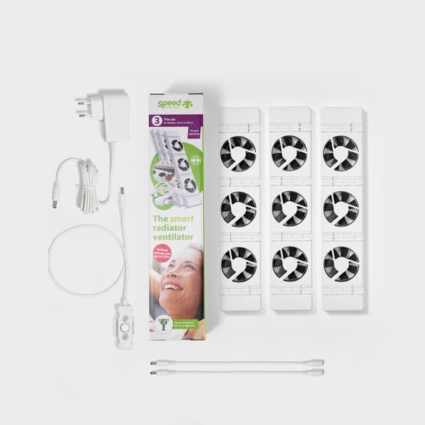 SpeedComfort Trio Set vit Ventilator