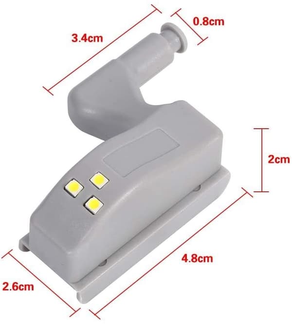 2 st Skåp Gångjärn Led