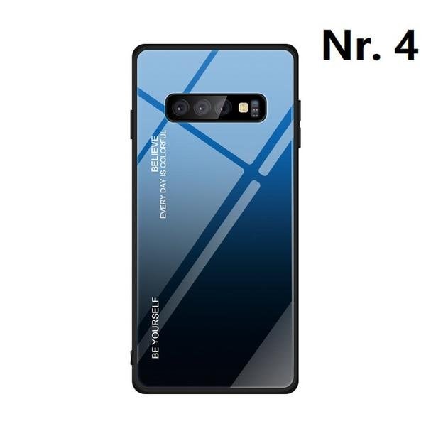 gradient härdat glas  för Samsung S10 plus