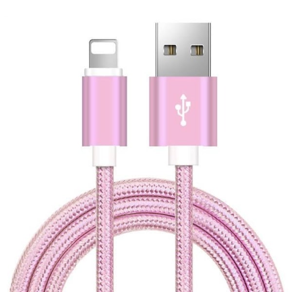 hög kvalitet 1 m iphone kabel rosa "Pink"
"Rosa"