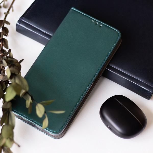 Smart magnetfodral för Samsung Galaxy S23 mörkgrön grön