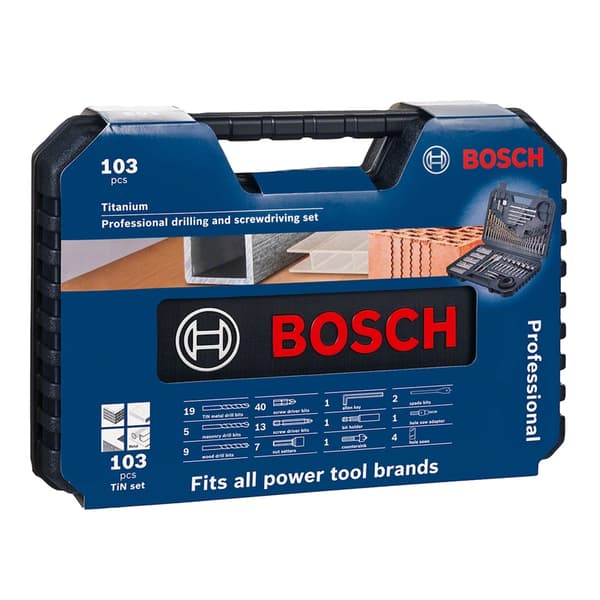 Bosch Boremaskine Set 103 Dele Tin Belägning