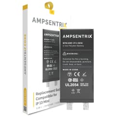 Ersättningsbatterikärna för iPhone 13 Mini (punktsvetsning krävs) (AmpSentrix Core)