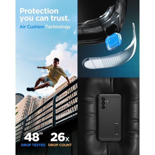 Spigen Tough Armor fodral för Samsung Galaxy A57 5G svart