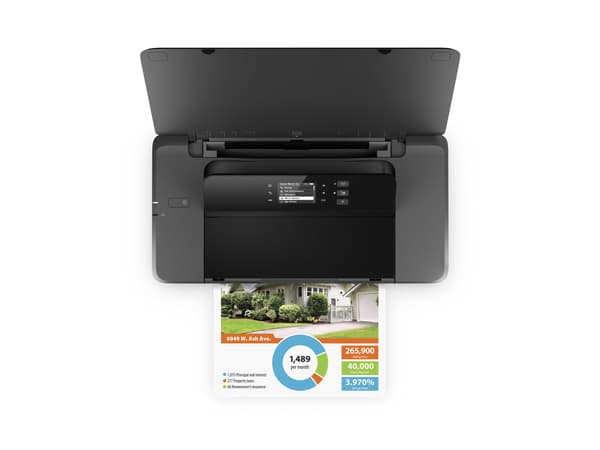 HP Officejet 200 Mobile skrivare Bläkprinter
