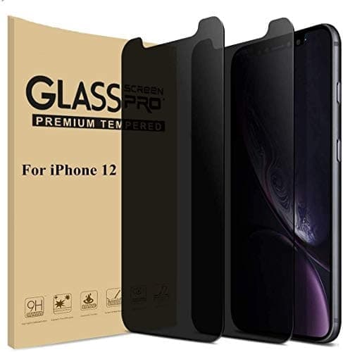 2 st Sekretess skärmskydd för iPhone 12 pro max