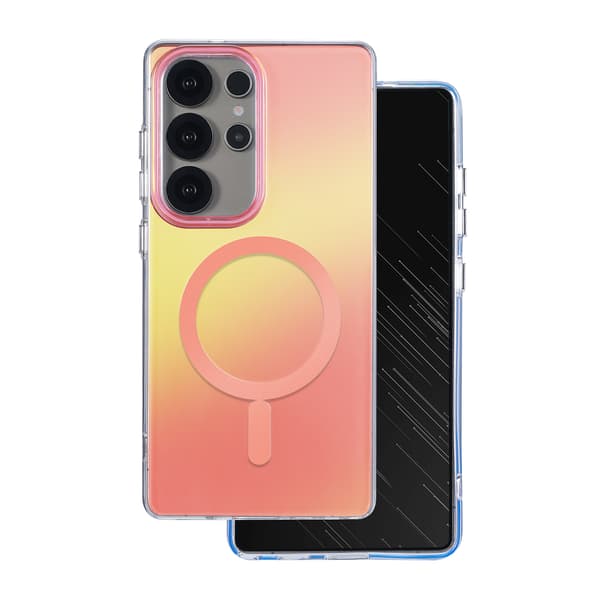 Tecto Shield Aurora skal för Samsung Galaxy S25 Ultra rosa