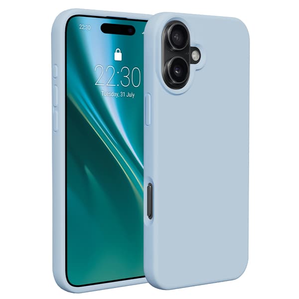 Etteri Silikonskal för iPhone 16 Plus ljusblå