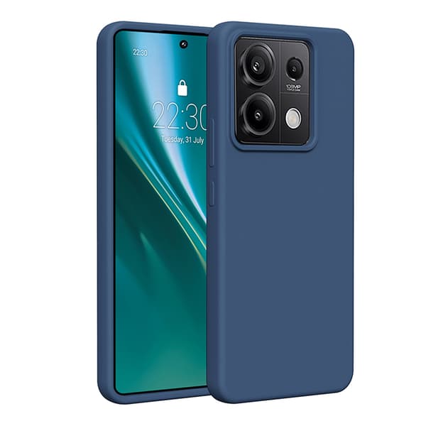 Etteri Silikonskal för Xiaomi Redmi 15C 5G mörkblå