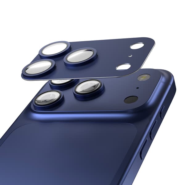 Etteri fullt kameralinsskydd för iPhone 17 Pro blå