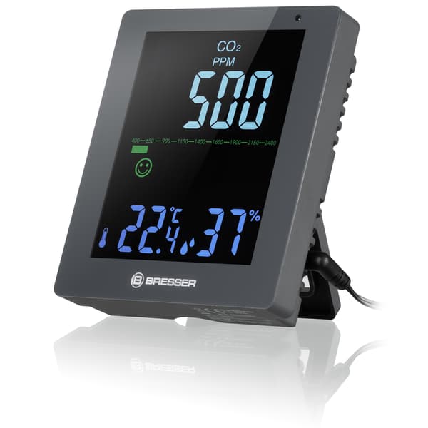 Bresser Smile Thermo-hygro-CO2 måler Indendörs vit