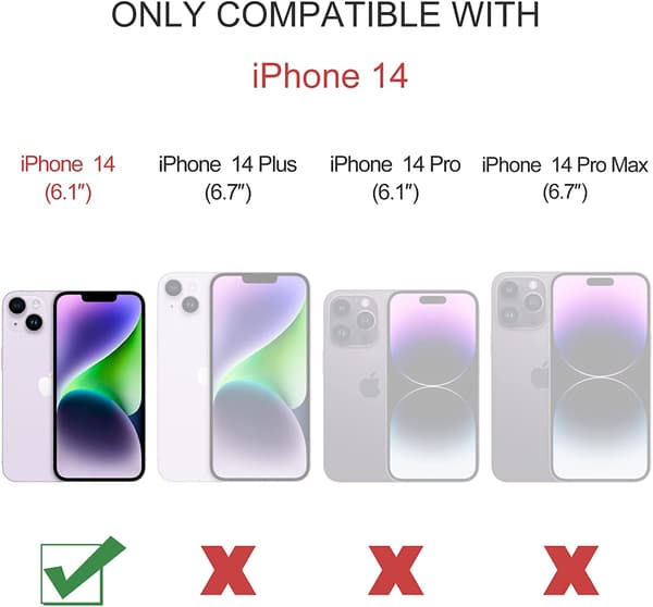 caseme 008 för iphone 14 plus svart