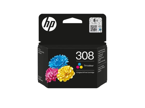 HP 308 Gul Cyan Magenta 120 sidor bläck