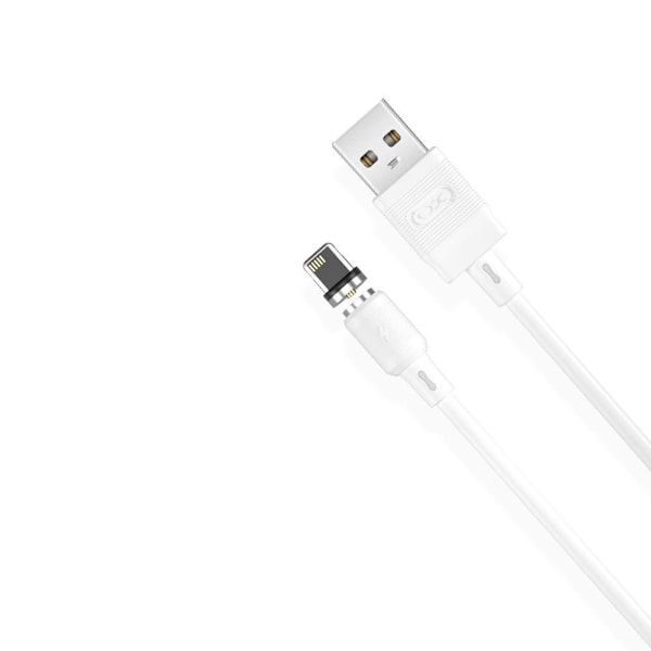 XO® 1m magnetisk NB187 USB - Lightning vit