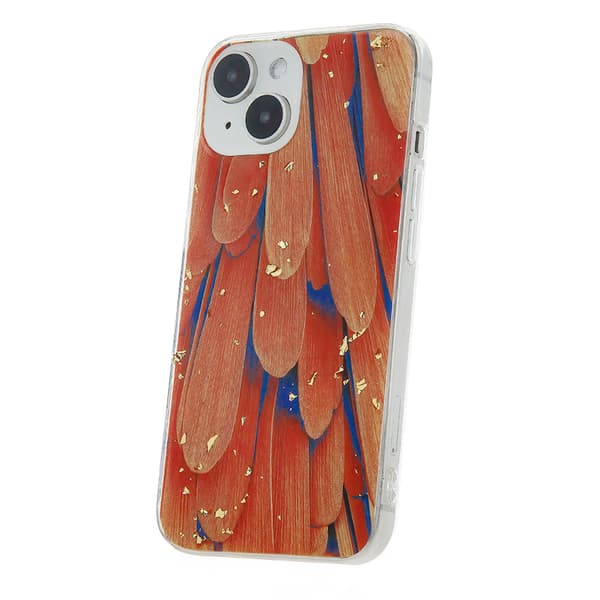 Guld Glam skal för iPhone 11 orange orange