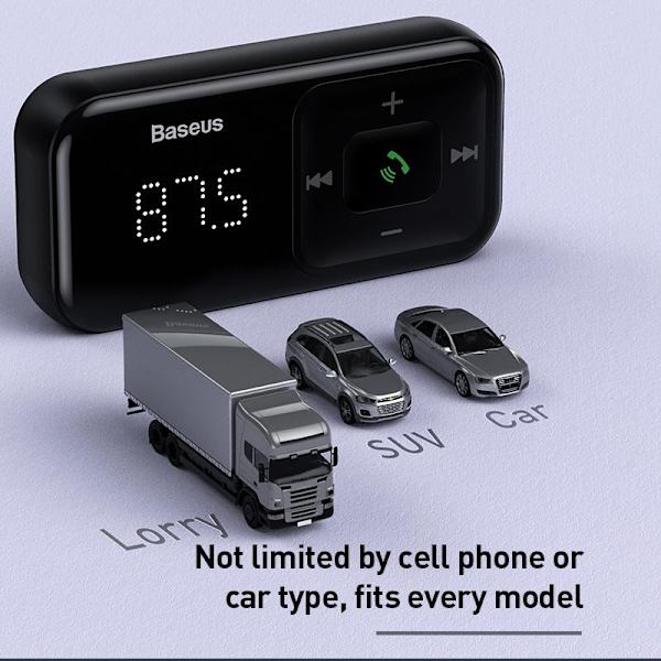 Baseus FM Modulator Transmitter Bluetooth 5.0 FM