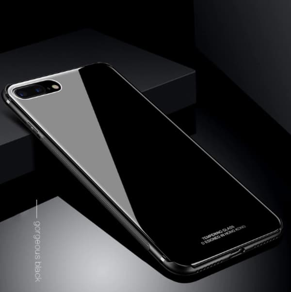 Glas fodral För Iphone 7/8 röd