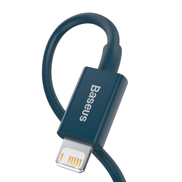 Baseus kabel Superior USB - Lightning 1,0 m 2,4A blå blå