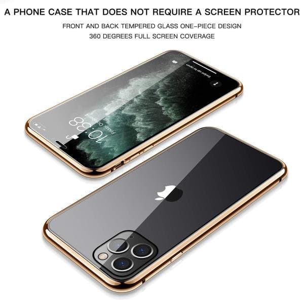 Magnetfodral för din iPhone 11 med häradt glas