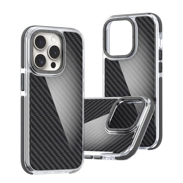 Acrylic Carbon Case for iPhone 16th / 17th Black