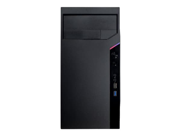 Inter-Tech IT-6505 Reto Tower Micro ATX svart svart