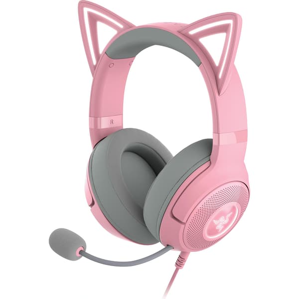 Razer Kraken Kitty V2 BT trådlös hörlurar Pink vit