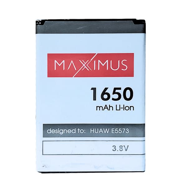 BATTERI MAXXIMUS HUAWEI E5573 LTE 4G 1650mAh modem HB434666RBC