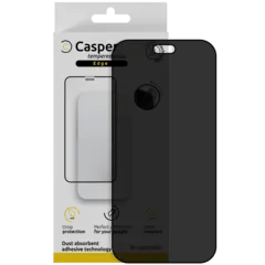 Casper Pro Edge Tempered Glass Compatible For iPhone 18 Pro Max (Retail Pack) (Privacy) röd