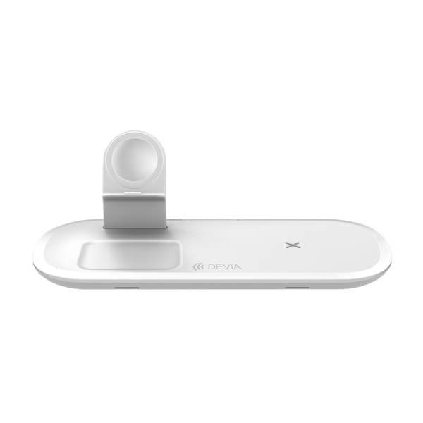 Devia trådlös laddare 3in1 Smart 15W vit vit