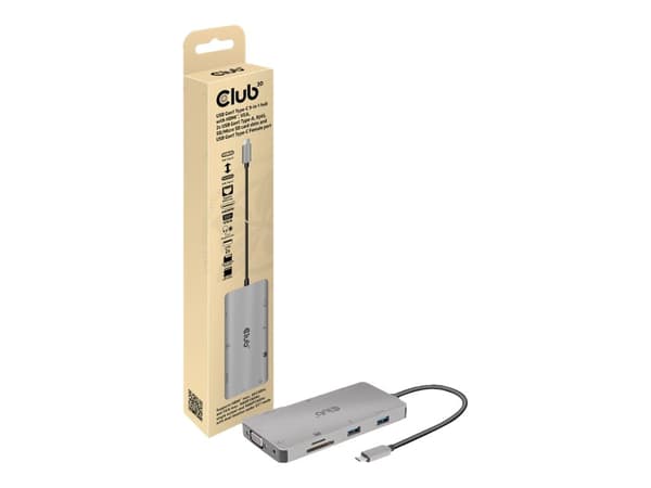 Club 3D CSV-1594 9-in-1 USB-C Gen1 Dockingstation