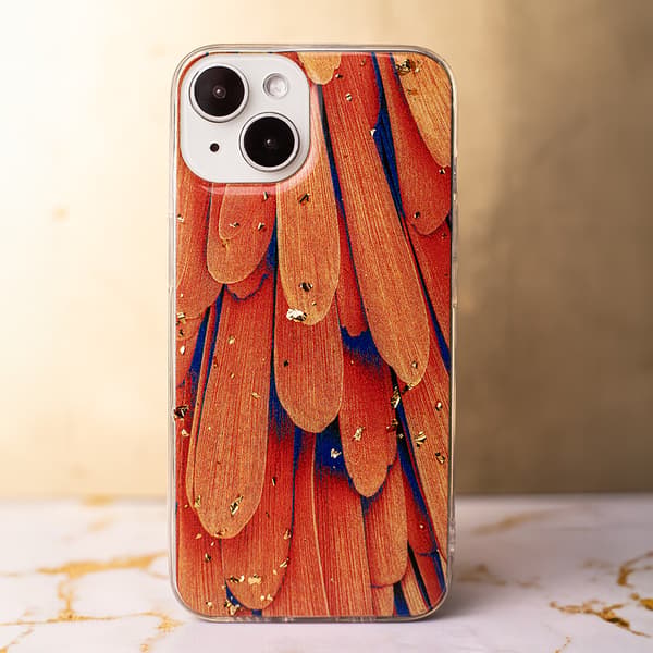 Guld Glam skal för Samsung Galaxy A34 5G orange orange