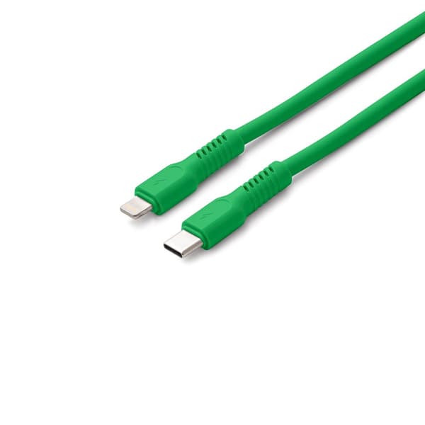 COLORUM kabel USB-C - Lightning 1,8m 2,4A CK12-CL-04 xGreen grön