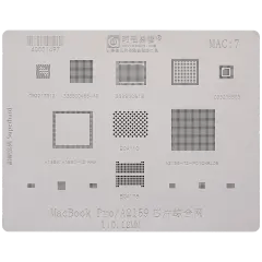 IC omfattande stencil för MacBook Pro 13\" A2159 (2019) (MAC 7)