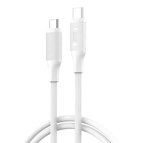 XO-kabel NB-Q265B PD USB-C - USB-C 1,0m 60W vit
