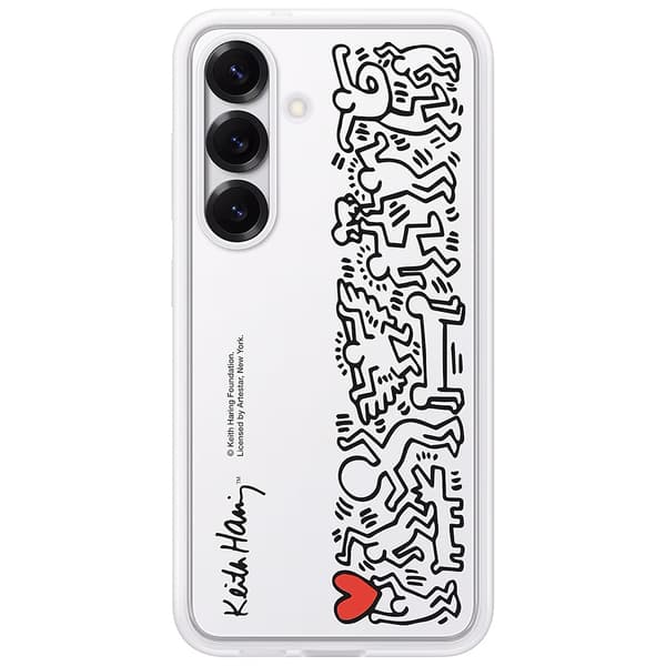 Samsung Flipsuit-fodral för Samsung Galaxy S25 vit