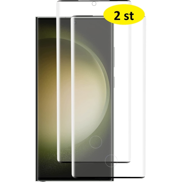 2 st skärmskydd för Samsung S23 plus som fungerar för fingeravtrycket