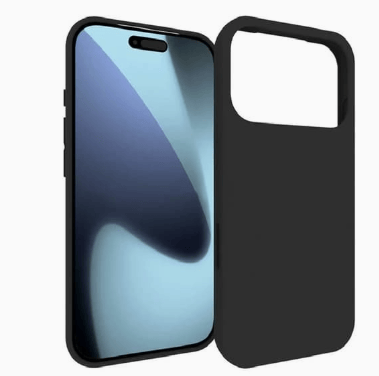 iPhone 17 Pro – Matt TPU Mjukt Skal – Svart