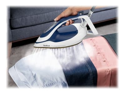 Tefal Pro Express Protect GV9221 Dampstrygejern 2600W Blå vit vit