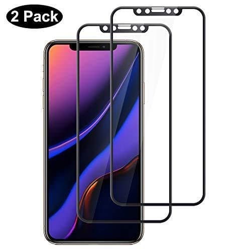 2-pack full täckning iPhone 11 / iPhone XR-skärmskydd grå