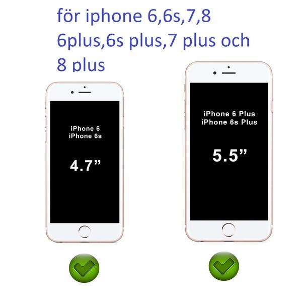 3 st iphone skärmskydd för iphone 6/6S PLUS 2.5D "Transparent"
"Transparent"
