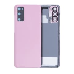 Baksidesglas med kameralins för Samsung Galaxy S20 5G (ingen logotyp) (eftermarknad Plus) (Cloud Pink)