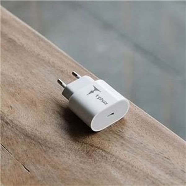 VÄGGLADDARE T-PHOX ISPEED 20W VIT (EU-KONTAKT)